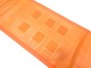 抽象模様織り出し　袋帯